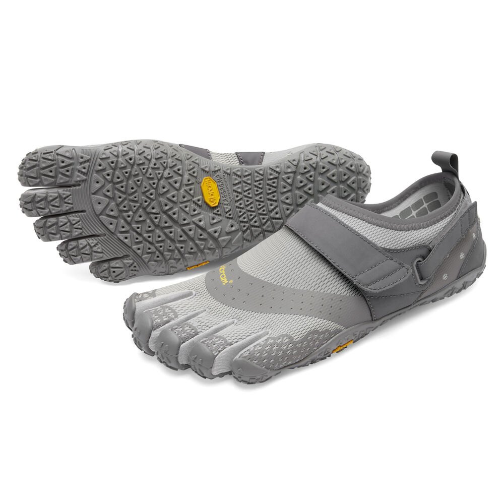 Vibram FiveFingers Heren V-Aqua - Waterschoenen Grijs - 173840ZSC